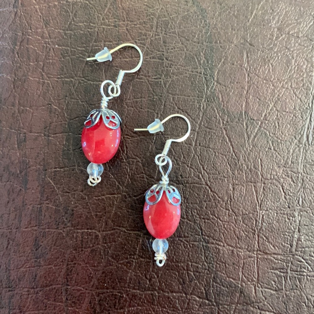 2 pairs dangle pierced earrings, NWOT